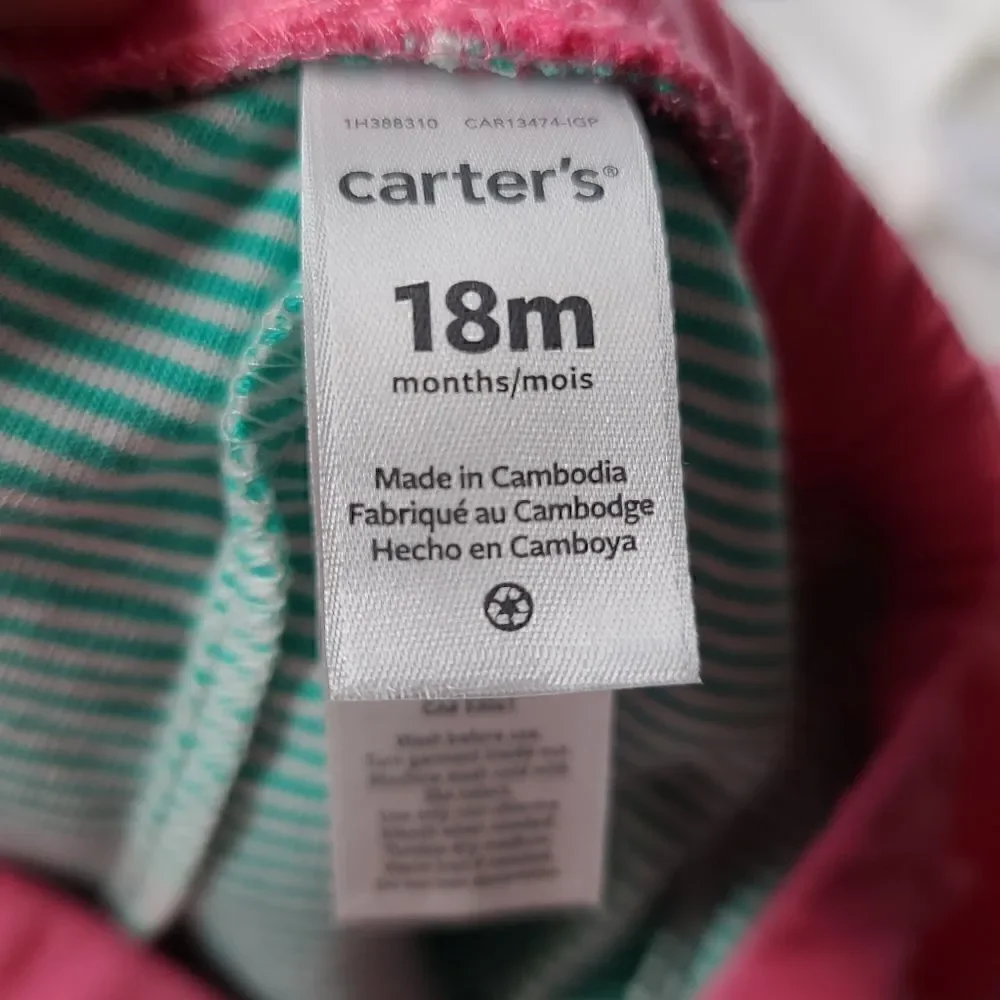 Carters 18m 2 piece outfit Watermelon Bunny Tutu